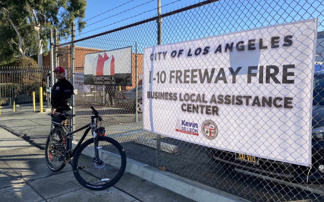 City’s Swift Action Aided Businesses Impacted by Freeway Fire, Closure